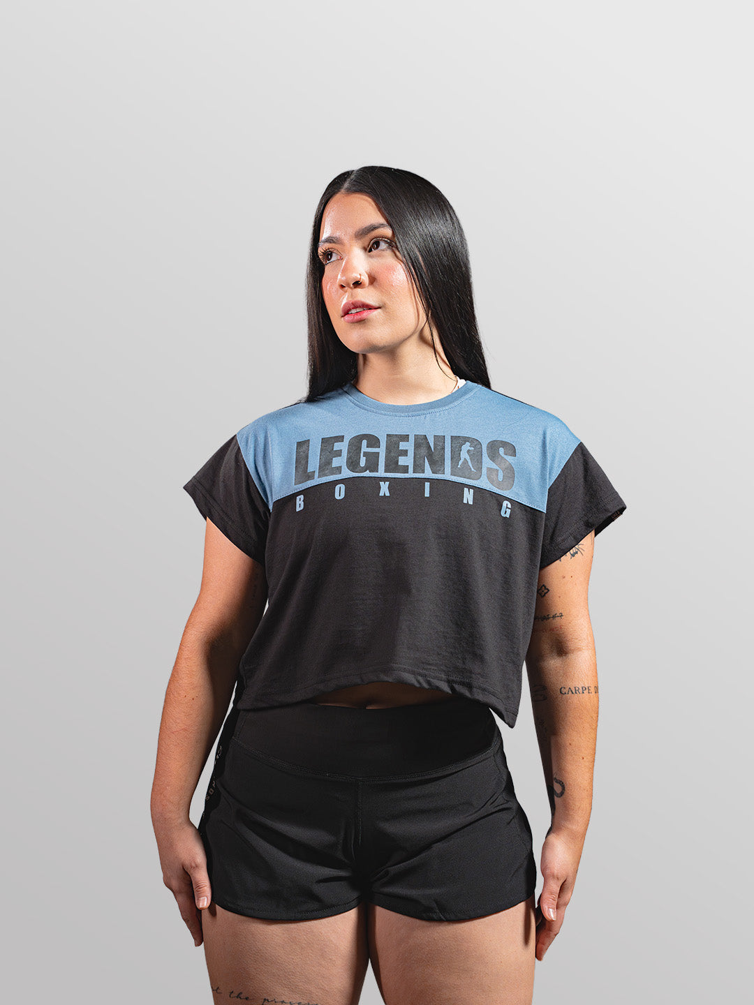 Women's Retro Crop Tee Q Star