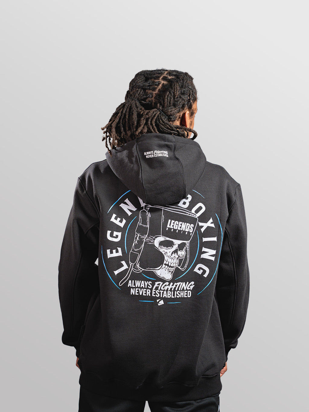 Skull Fleece Zip-Up Q Star