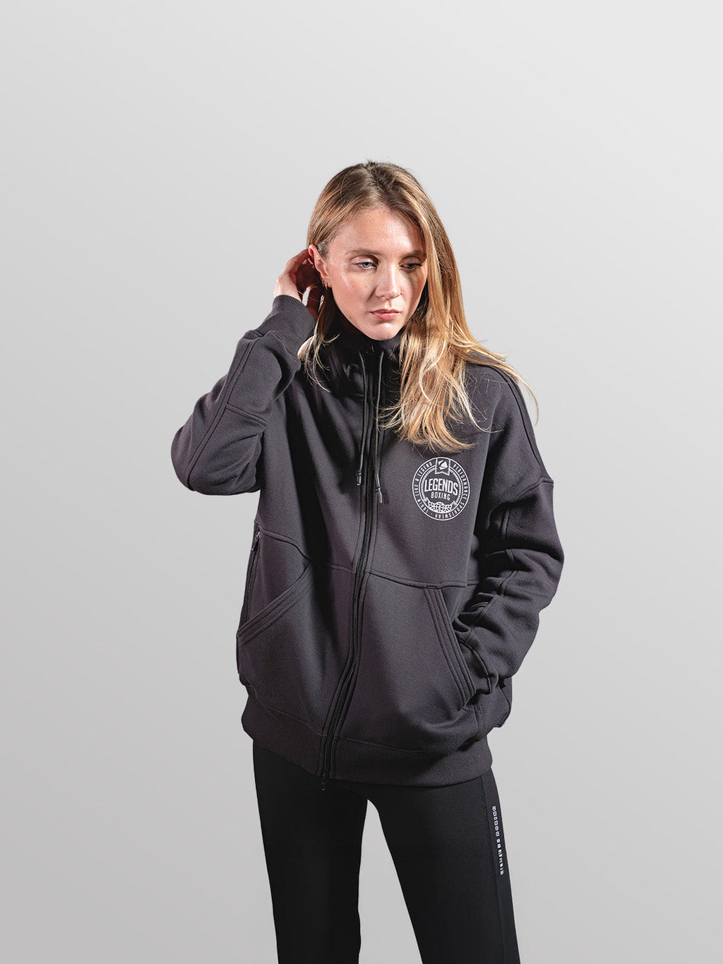 Women's Like a Legend Zip Up Hoodie Q Star