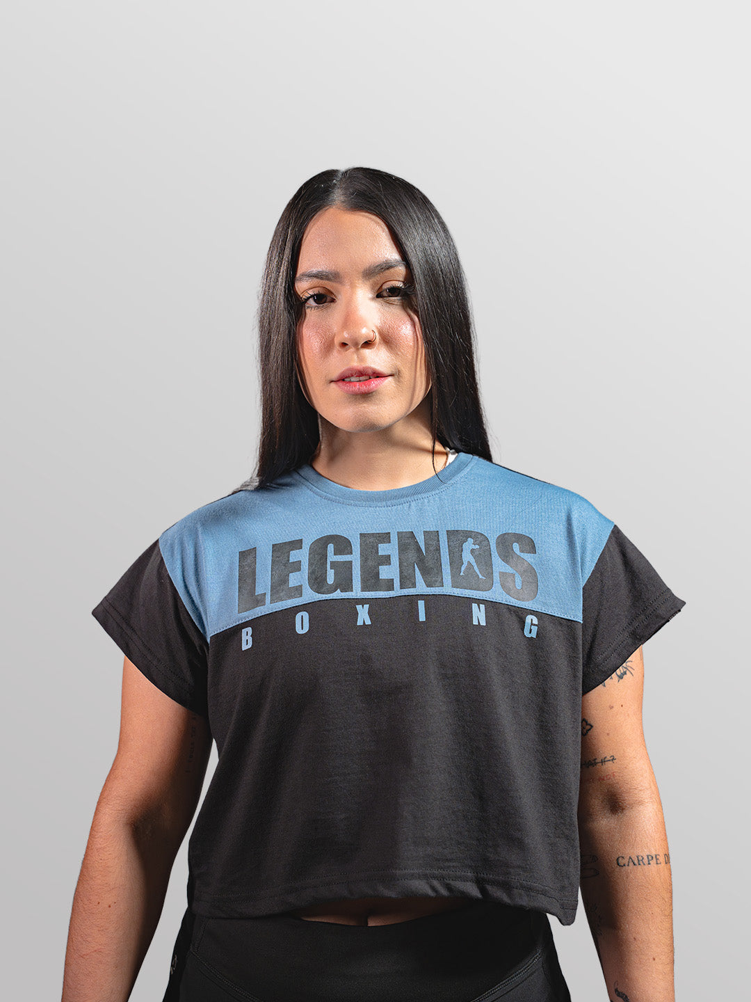 Women's Retro Crop Tee Q Star