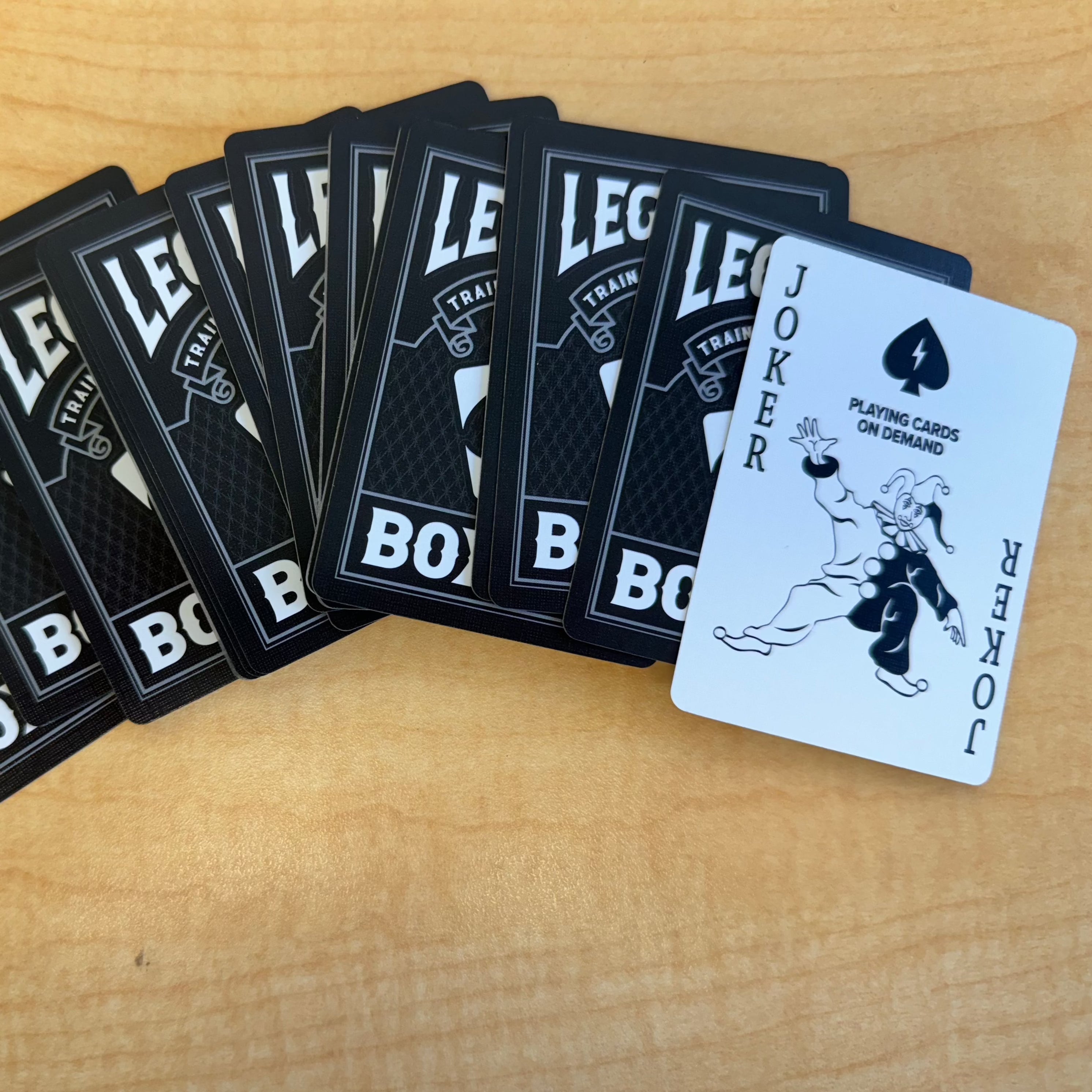 Train Like A Legend Workout Cards JC Pro Design