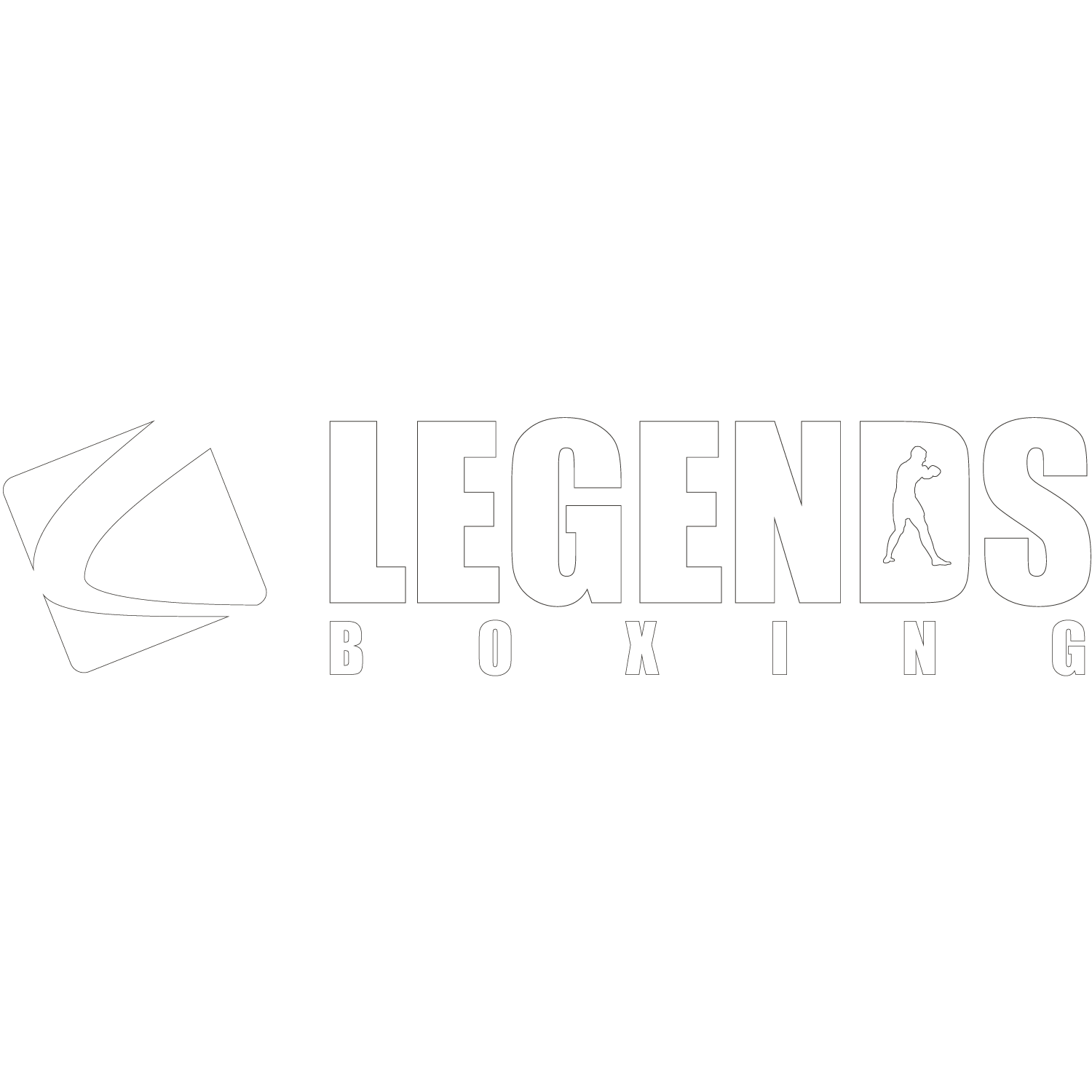 Legends White Decal - Be A Legend Gear